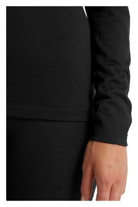 Icebreaker Women's 200 Oasis Half Zip Jersey Black
