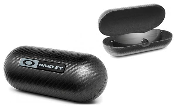 Custodia per occhiali Oakley Large in fibra di carbonio nera / Ref. 07-257