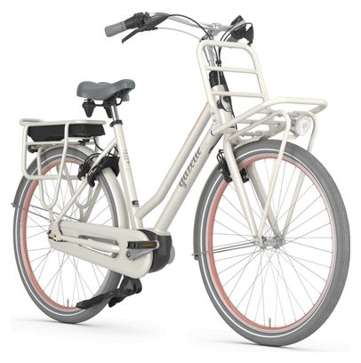 Gazelle Miss Grace C7 HMB L Hybrid Stadtrad Shimano Nexus 7S 300 Wh 700 mm Elfenbeinweiß 2020