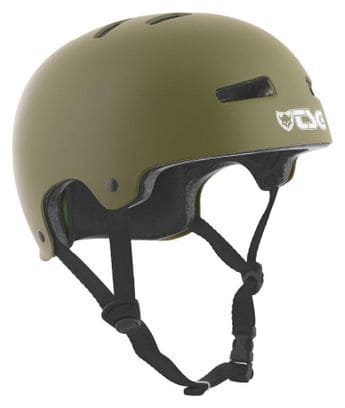 TSG Evolution einfarbig Helm Satin Grün