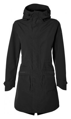Basil Mosse bicicleta parka lluvia mujer negro