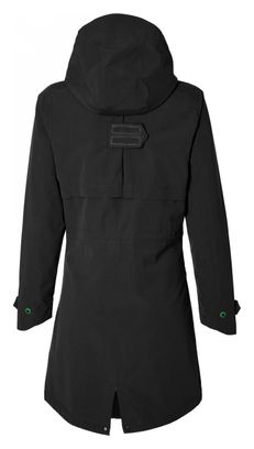 Basil Mosse bicicleta parka lluvia mujer negro