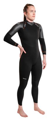 Muta in neoprene Zone3 Active-Flex Nero/Arancione da donna