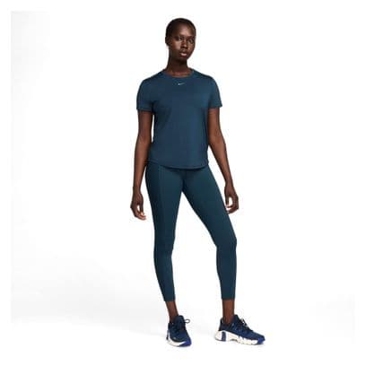 Maillot manches courtes Nike One Classic Bleu Femme