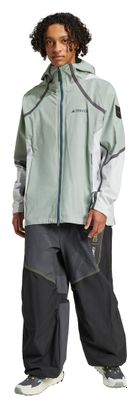 adidas Terrex National Geographic Waterdichte Jas Groen Heren