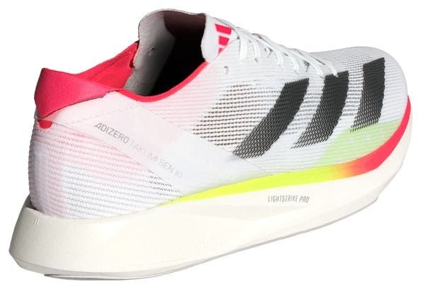 Zapatillas adidas adizero Takumi Sen 10 Blanco Negro Rojo Mujer