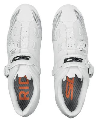 Sidi Genius Knit Zapatillas de Carretera Blancas Unisex