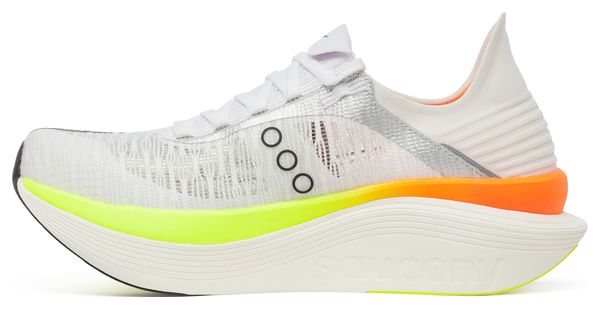 Saucony Endorphin Elite 2 Laufschuhe Weiß/Gelb/Orange Unisex