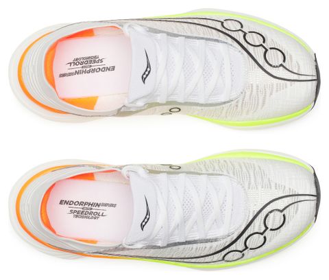 Saucony Endorphin Elite 2 Laufschuhe Weiß/Gelb/Orange Unisex