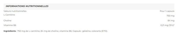 L-carnitine 750 Mg (400 Caps) - Addict Sport Nutrition - L-carnitine