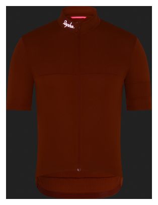 Maillot Manches Courtes Rapha Brevet Element Orange Homme