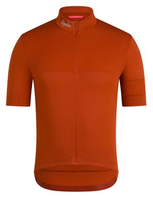 Maillot Manches Courtes Rapha Brevet Element Orange Homme