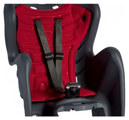 Bellelli Siège bébé pour vélo Mr Fox Relax B-Fix  Anthracite/rouge