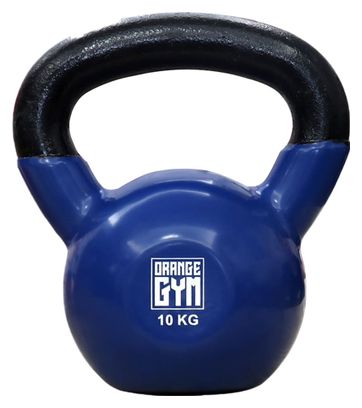 Orange Gym Kettlebell en vinyle 10 kg Bleu