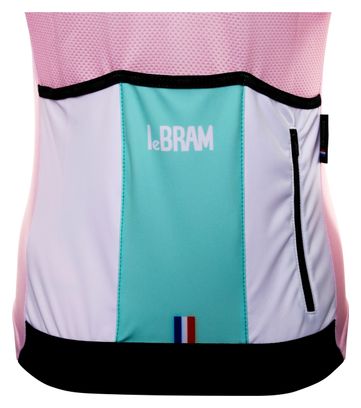 Pink LeBram Tourmalet Short Sleeve Jersey Adjusted Fit