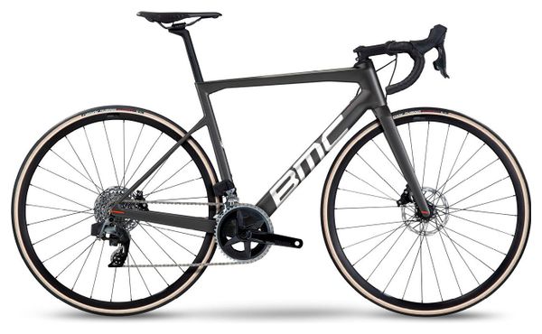 BMC Teammachine SLR Four Road Bike Sram Rival eTap AXS 12S 700 mm Gris Antracita 2023
