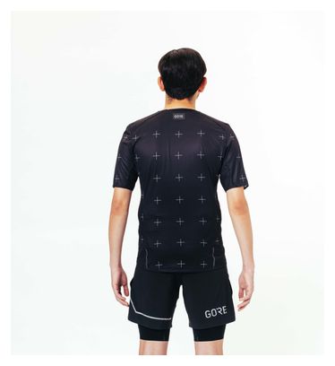 Gore Wear Contest Korte Mouw Jersey Zwart XL