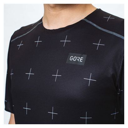 Gore Wear Contest Korte Mouw Jersey Zwart XL