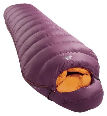 Damen-Schlafsack Mountain Equipment Classic Eco 500 Violett