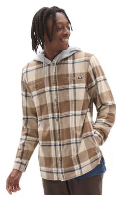 Vans Lopes Brown Hooded Shirt