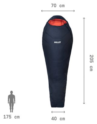 Millet Baikal 1100 Damesslaapzak Blauw