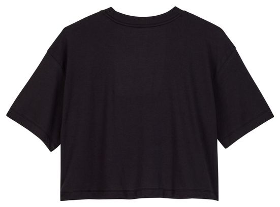 T-Shirt Manches Courtes Byrd Crop Femme Noir