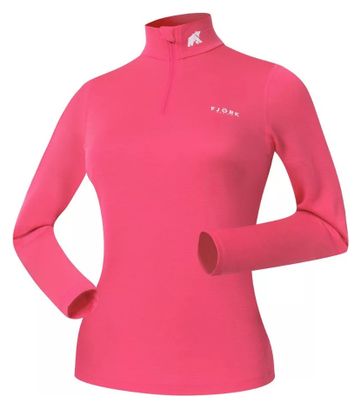 Bjork Zip 210 – Sous-vêtement mérinos zippé respirant rose