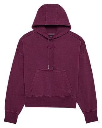 Fox Wordmark Damen Kapuzenpullover Violett