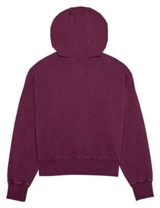 Fox Wordmark Women's Purple Hoodie