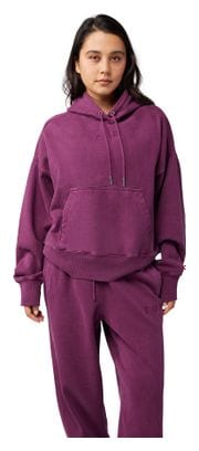 Fox Wordmark Damen Kapuzenpullover Violett