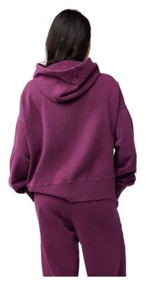 Fox Wordmark Women's Purple Hoodie