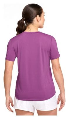 Maillot de manga corta Nike One Classic Morado Mujer