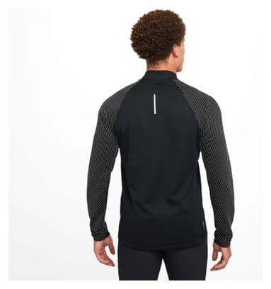 Men's Nike Running Division 1/2 zip top Black