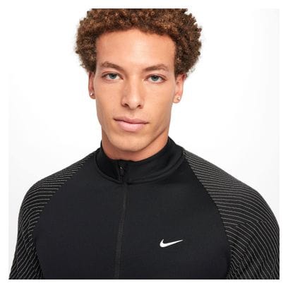 Canotta Nike Running Division 1/2 Zip Uomo Nero