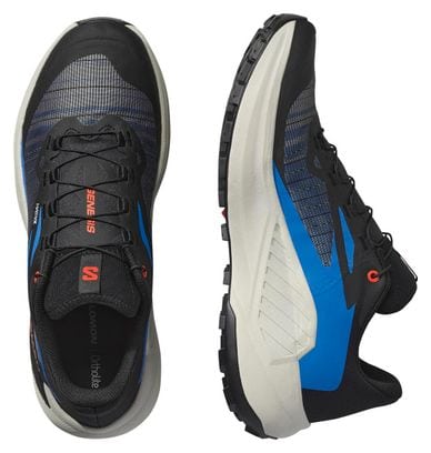 Salomon Genesis Trailrunning-Schuhe Schwarz/Blau/Rot Herren