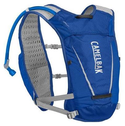 Camelbak Backpack Circuit Vest + Water Bottle 1.5L Blue Grey