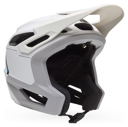 MTB-Helm Fox Dropframe Pro Grid Hellgrau