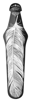 Ass Savers Regular Feather Saddle Mudguard White/Black
