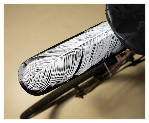 Ass Savers Regular Feather Saddle Mudguard White/Black