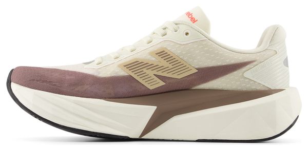 New Balance FuelCell Rebel v5 Beige/Bruin Dameshardloopschoenen