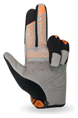 Gants Longs Racer Gloves Gants Rock D3O Noir / Orange