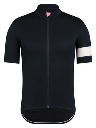 Rapha Classic Kurzarmtrikot Schwarz/Weiß Mann