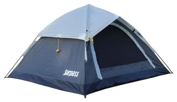 Tente 3 places SURPASS Bleu et gris - montage instantané