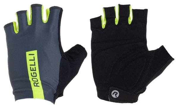 Gants Velo Rogelli Pace - Homme - Gris/Fluor