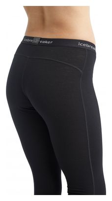 Icebreaker 200 Oasis Legging Donna Nero