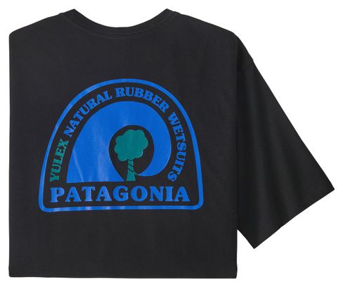 T-Shirt Patagonia Rubber Tree Mark Responsibili-Tee Homme Noir