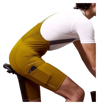 Kurze Radhose mit Trägern Endura Alltrack Ride Braun Herren