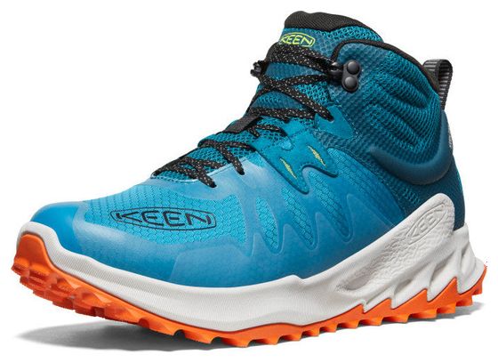 Keen Zionic Waterproof Wanderschuhe Blau/Orange