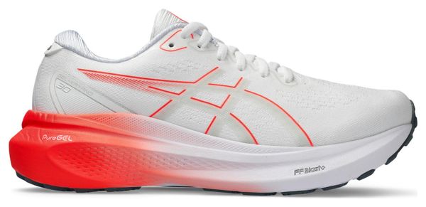 Asics Gel Kayano 30 Women's Running Shoes White Red
