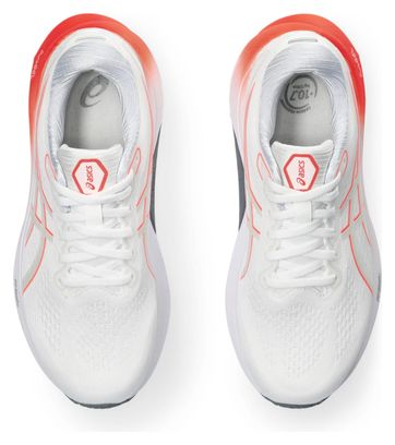 Asics Gel Kayano 30 Women's Running Shoes White Red